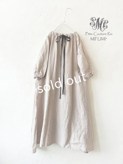 画像3: mifumi／コラボ刺繍yuiワンピース・めもも