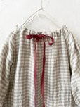 画像6: mifumi／コラボ刺繍yuiワンピース・赤耳チェック