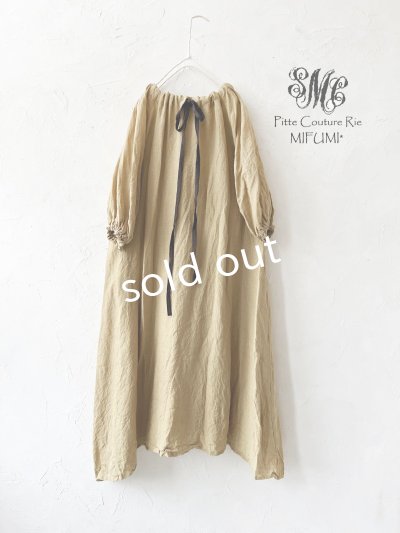 画像4: mifumi／コラボ刺繍yuiワンピース・マスタードイエロー