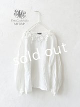 mifumi／お花たちのブラウス・オフ