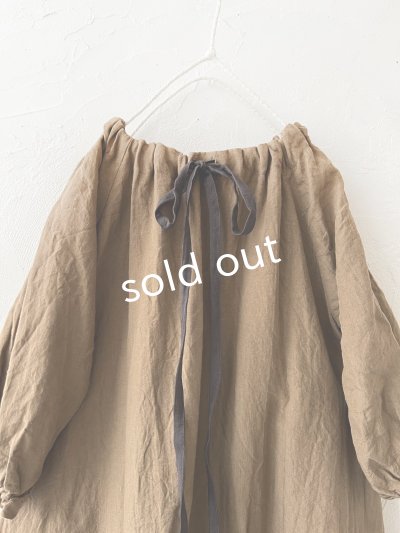 画像5: mifumi／コラボ刺繍yuiワンピース・アンティークブラウン