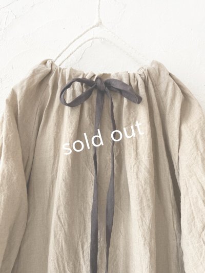 画像5: mifumi／コラボ刺繍yuiワンピース・アンティークベージュ