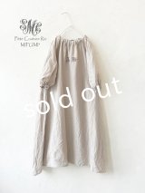 mifumi／コラボ刺繍yuiワンピース・めもも