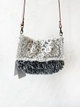画像7: toromeco／裂き編みアンティークレースカバーポシェット・ gray