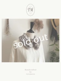 toromeco／裂き編みファーティペット・eco fur