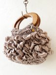 画像3: toromeco／裂き編みウッドハンドルバッグ・antique pink