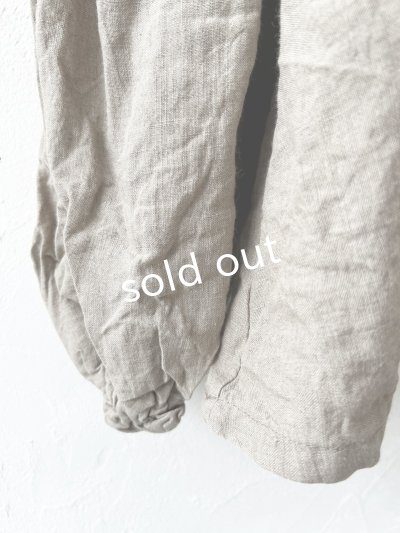 画像4: mifumi／お花たちのブラウス・麻色