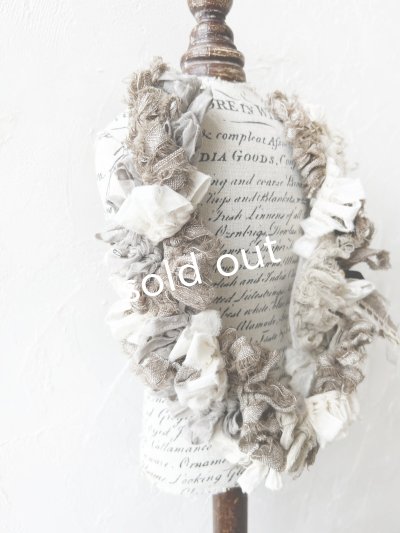 画像5: toromeco／裂き編みネックレス・brown mix