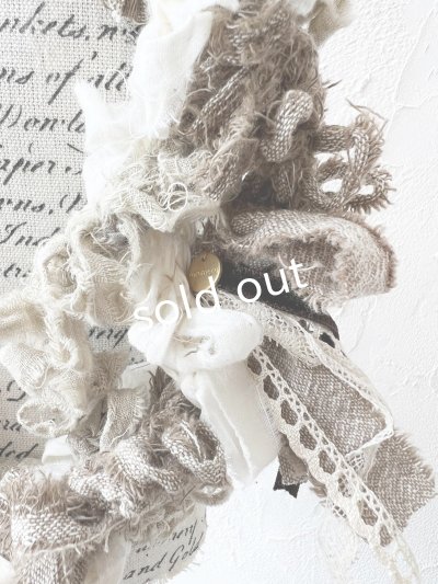 画像6: toromeco／裂き編みネックレス・brown mix