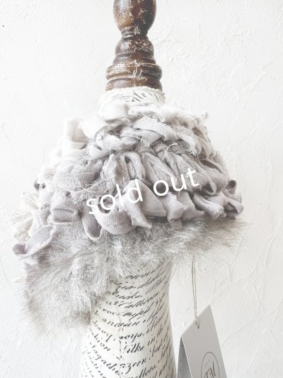 画像8: toromeco／裂き編みファーティペット・eco fur