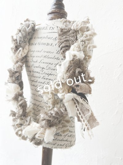 画像4: toromeco／裂き編みネックレス・brown mix