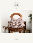 画像1: toromeco／裂き編みウッドハンドルバッグ・antique pink (1)