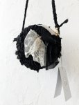 画像3: toromeco／裂き編みマカロンポシェット・black