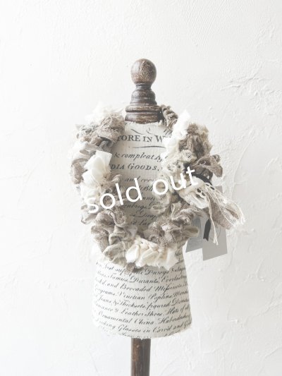 画像3: toromeco／裂き編みネックレス・brown mix