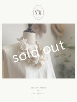 toromeco／裂き編みネックレス・sakura