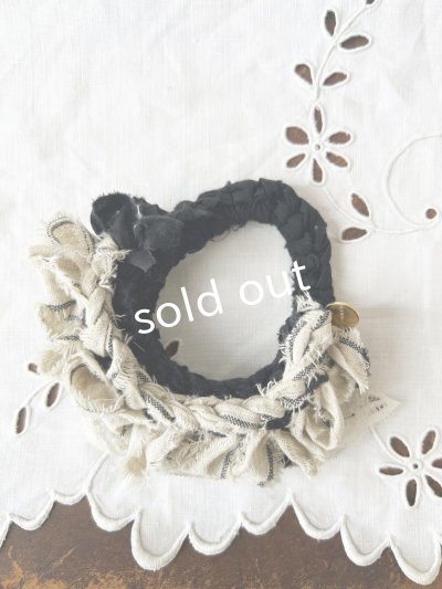 画像7: toromeco／裂き編みシュシュブレスレット