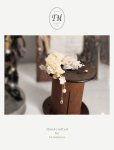 画像1: toromeco／コットンシルクのイヤーフック・ivory (1)