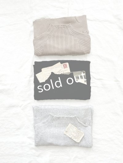 画像3: 08mab/リブメロウネックカットソー