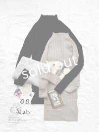 08mab/リブメロウネックカットソー