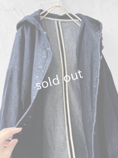 画像4: 08mab/デニムフードジャケット・インディゴ