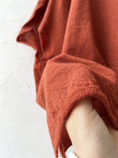 画像8: SO／ふわふわワイドベスト・ダークオレンジ