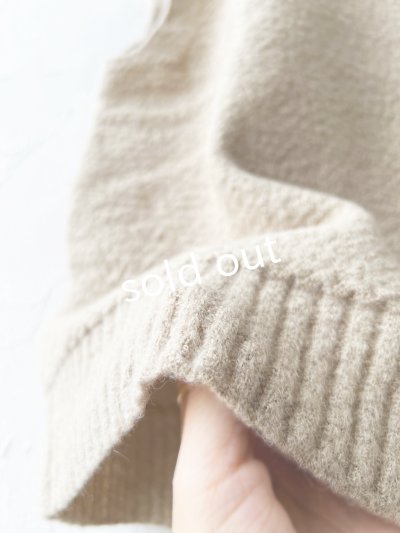 画像6: SO／圧縮ニットフードベスト・ベージュ