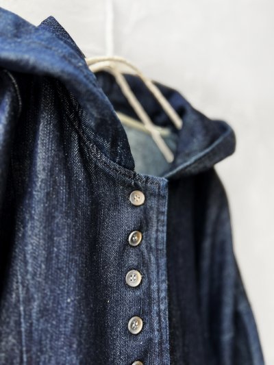 画像6: 08mab/デニムフードジャケット・インディゴ