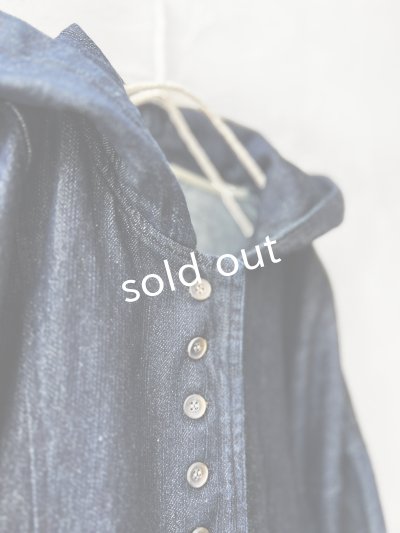 画像6: 08mab/デニムフードジャケット・インディゴ