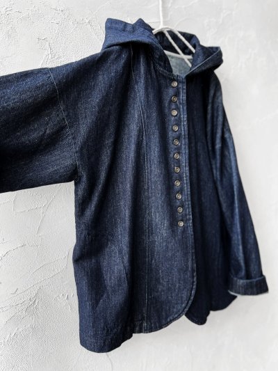 画像7: 08mab/デニムフードジャケット・インディゴ