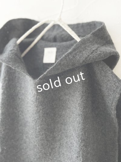 画像2: SO／圧縮ニットフードベスト・チャコール