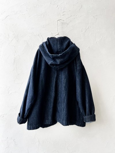 画像9: 08mab/デニムフードジャケット・インディゴ