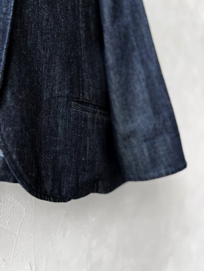 画像6: 08mab/デニムスタンドカラージャケット・インディゴ