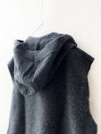 画像6: SO／圧縮ニットフードベスト・チャコール