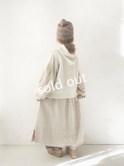 画像10: SO／圧縮ニットフードベスト・チャコール