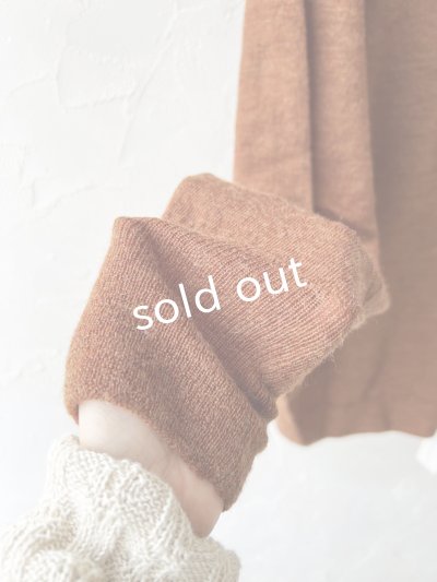 画像3: 【半額SALE】SO／ゆるタートルニットプルオーバー・ブラウン