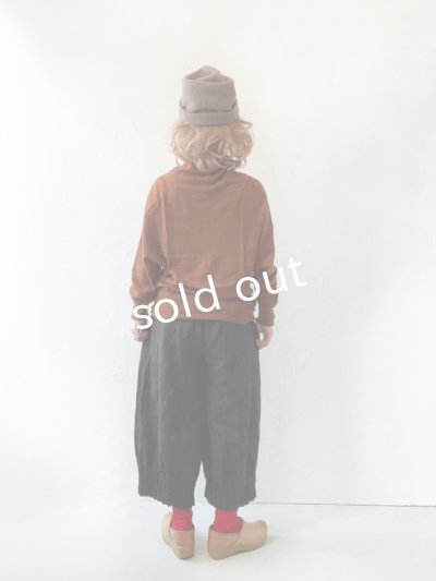 画像12: 【半額SALE】SO／ゆるタートルニットプルオーバー・ブラウン