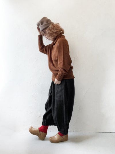 画像11: SO/ゆるタートルニットプルオーバー・ブラウン