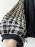 画像6: ubasoku/0201 刺繍の裾りぼんプルオーバー・ギンガム (6)
