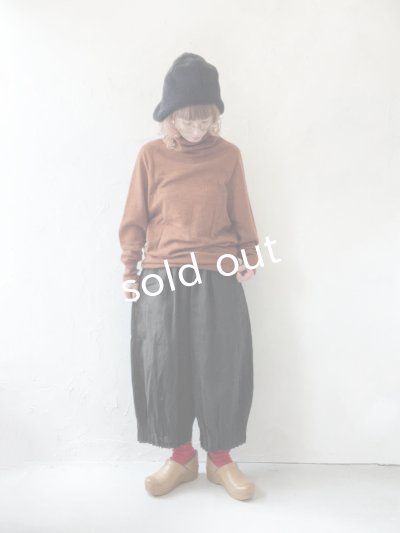 画像9: 【半額SALE】SO／ゆるタートルニットプルオーバー・ブラウン