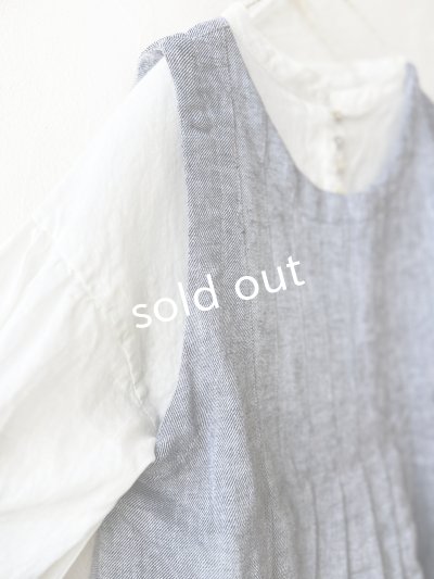 画像10: ubasoku/0118 2way起毛ジャンパースカート・ブラックシャンブレー