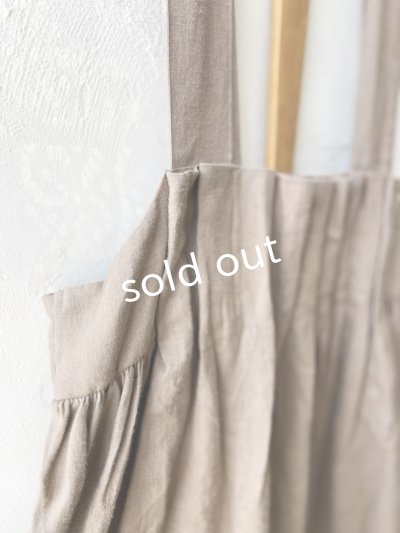 画像4: ubasoku/0122 起毛タックジャンパースカート・モカ