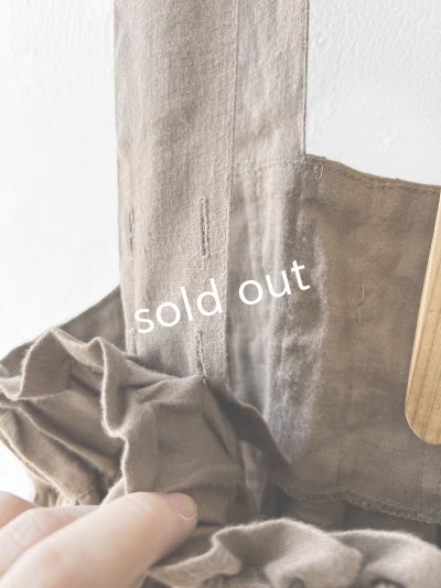 画像10: ubasoku/0122 起毛タックジャンパースカート・モカ