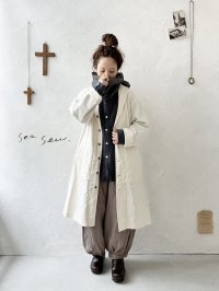 seasew.／109 オックステーラードジャケット・生成り