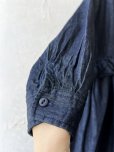 画像9: ubasoku/0124 デニムフリルワンピース・インディゴ (9)