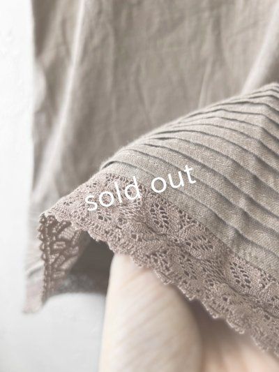 画像6: ubasoku/0122 起毛タックジャンパースカート・モカ