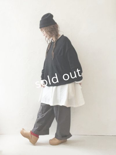 画像7: SO／胸ポケットニットプルオーバー・ブラック