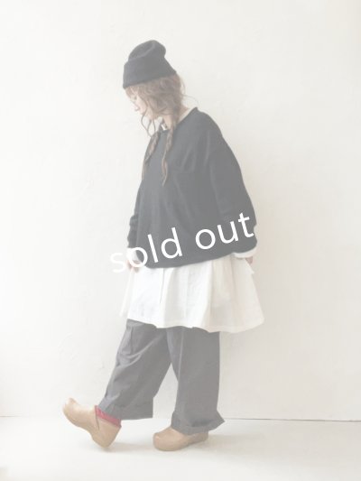 画像7: 【SALE】SO／ワイドパンツ・スミクロ