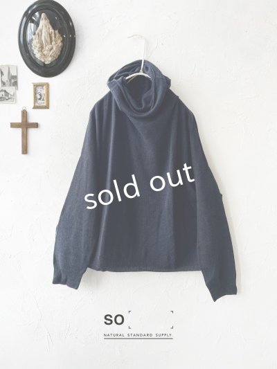 画像1: SO／タートルワイドプルオーバー・ネイビー