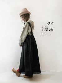 08mab/フードプルオーバー・ベージュ