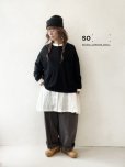 画像1: SO/胸ポケットニットプルオーバー・ブラック (1)